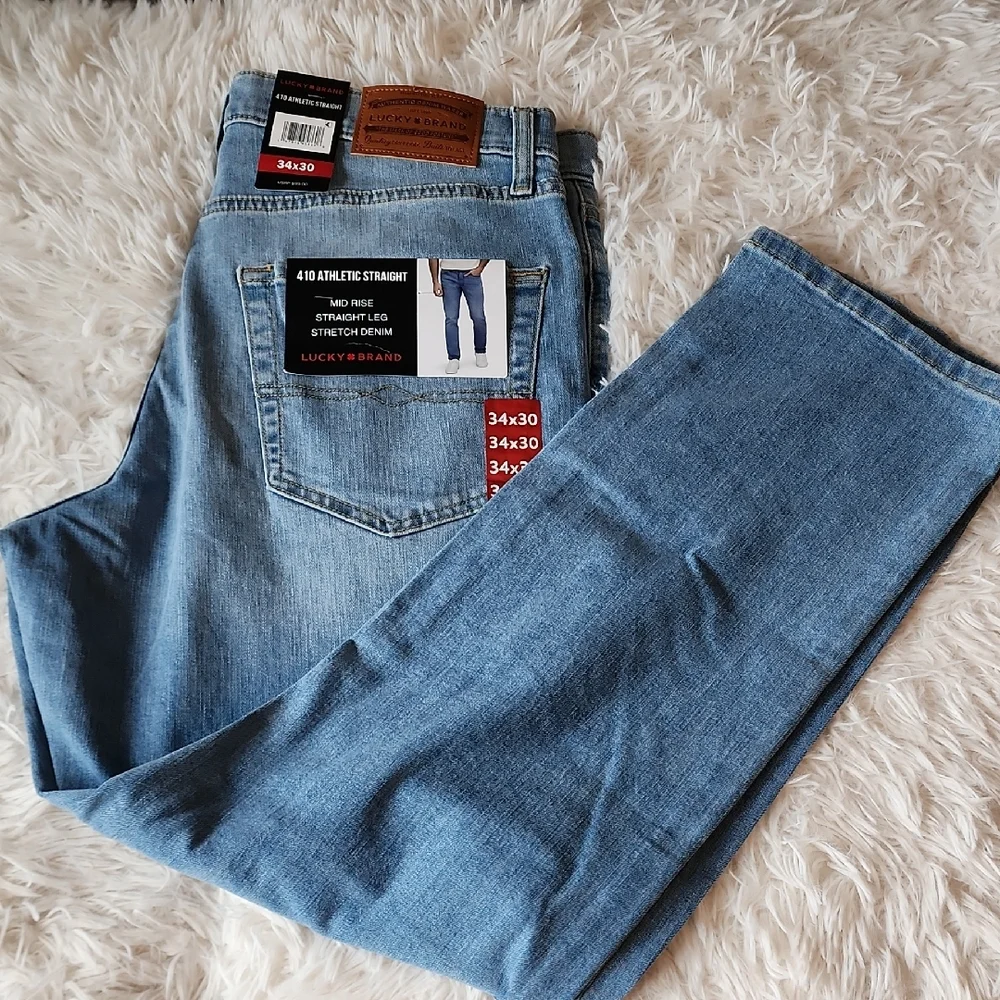 Lucky Brand Men's Straight Jeans - Light Blue